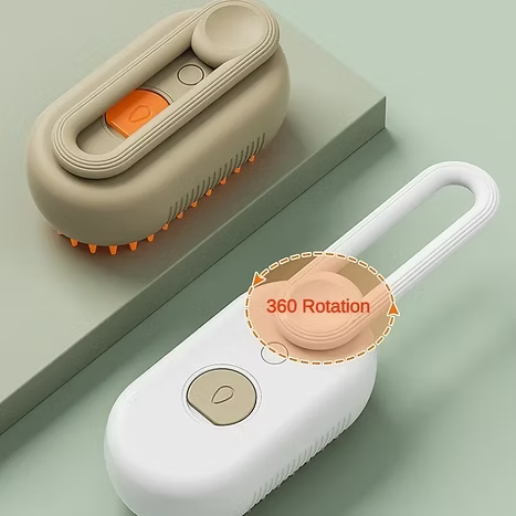 Escova a Vapor Removedora de Pelos Pet com USB