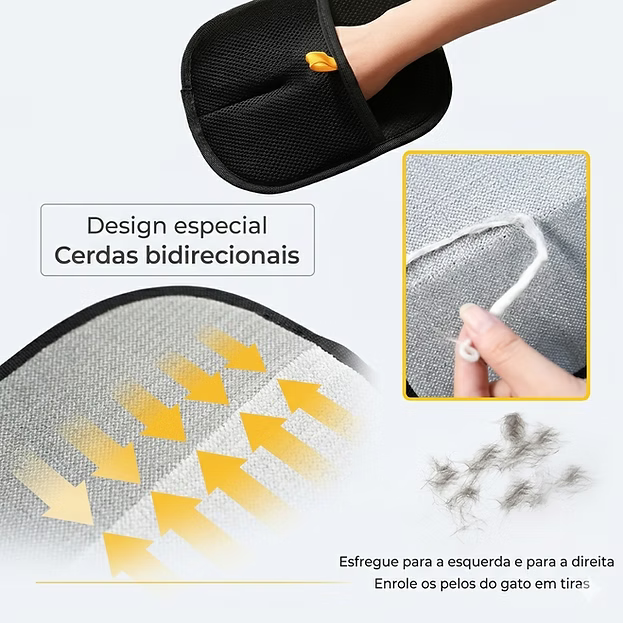Removedor de Pelos Pet — Limpeza em Segundos