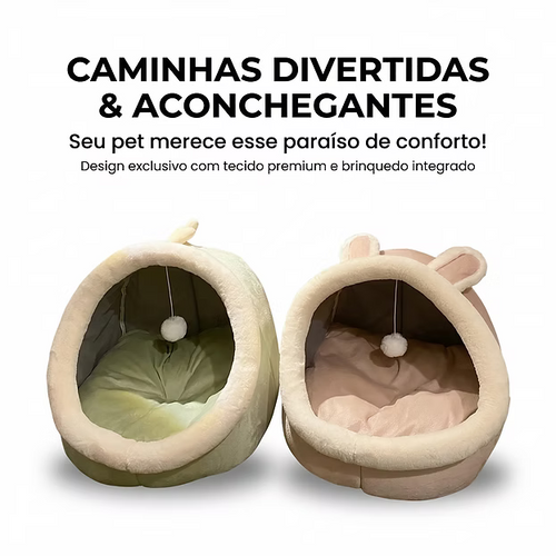Cama Toca para Gatos Super Confortável Dobrável e Lavável