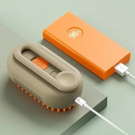 Escova a Vapor Removedora de Pelos Pet com USB
