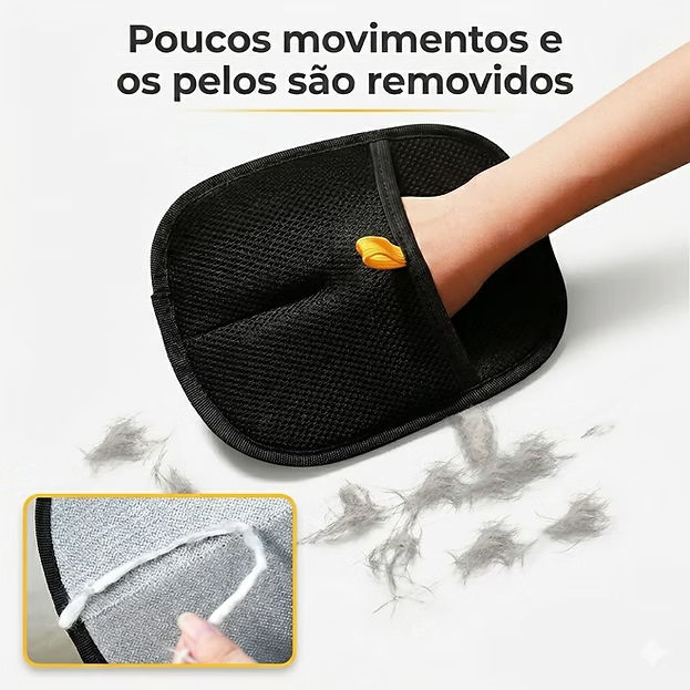 Removedor de Pelos Pet — Limpeza em Segundos