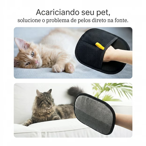 Removedor de Pelos Pet — Limpeza em Segundos