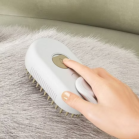 Escova a Vapor Removedora de Pelos Pet com USB