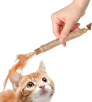 Bastão Mordedor Natural para Gatos Anti Estresse e Limpeza Dental