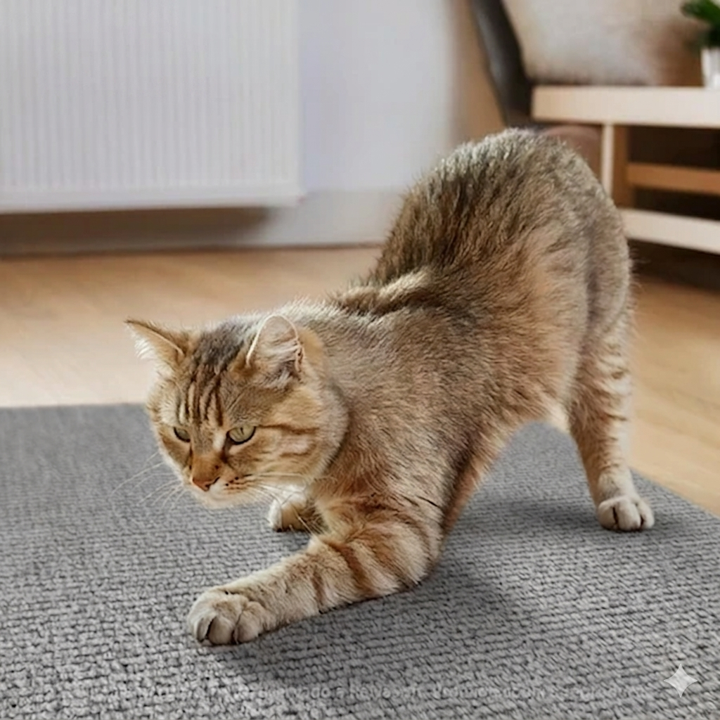 Tapete Arranhador para Gato Autoadesivo Recortável