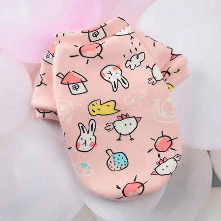 Moletom Pet Estampado Quentinho para Cães e Gatos