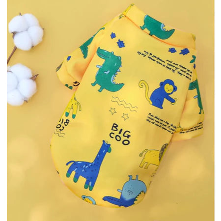 Moletom Pet Estampado Quentinho para Cães e Gatos