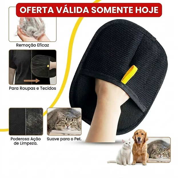 Removedor de Pelos Pet — Limpeza em Segundos